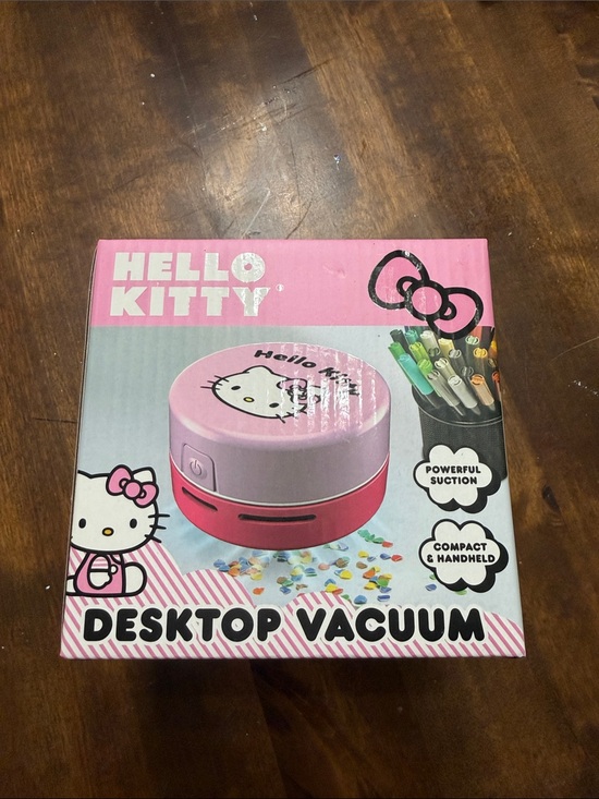 Hello Kitty Accessories - New Hello Kitty Pink and Hot Pink Mini Desktop Vacuum Cleaner